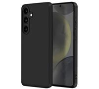 Avizar Cover per Samsung Galaxy S24 FE silicone finitura opaca soft-touch, Nero