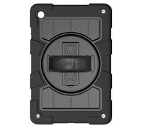 Avizar, Cover per Galaxy Tab A9 Plus anti-urto cavalletto e manico, Nero