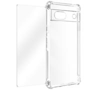 Avizar, Cover per Google Pixel 7a angoli bumper anti-urto + vetro temperato 9H