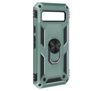 Avizar, Cover per Google Pixel 8a ibrida anello supporto magnetico, Verde chiaro
