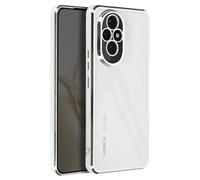Avizar, Cover per Honor 200 Pro retro cristallino bordo effetto cromato, Argento
