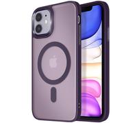 Avizar, Cover per iPhone 11 Retro opaco smerigliato, Viola