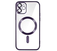 Avizar, Cover per iPhone 11 silicone protezione fotocamera bordo cromato