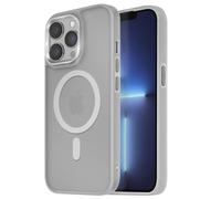 Avizar, Cover per iPhone 13 Pro Max Retro opaco smerigliato, Grigio