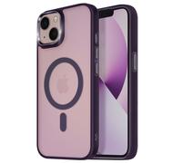 Avizar, Cover per iPhone 13 Retro opaco smerigliato, Viola