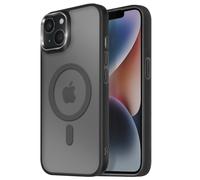 Avizar Cover MagSafe per iPhone 14 Retro opaco smerigliato, Nero