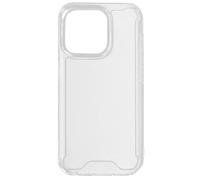 Avizar, Cover per iPhone 15 Pro Max retro rigido angoli antiurti, Trasparente