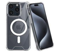 Avizar, Cover per iPhone 15 Pro Max silicone gel angoli rinforzati