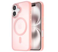 Avizar, Cover per iPhone 16 Plus Retro opaco smerigliato, Rosa