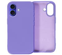 Avizar, Cover per iPhone 16 Plus semi-rigida soft-touch antimacchie, Viola