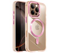 Avizar, Cover per iPhone 16 Pro Elegante e raffinato, Rosa Champagne