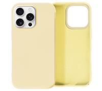 Avizar, Cover per iPhone 16 Pro Max semi-rigida soft-touch antimacchie, Giallo