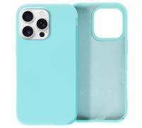 Avizar, Cover per iPhone 16 Pro semi-rigida soft-touch antimacchie, Turchese