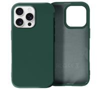 Avizar, Cover per iPhone 16 Pro semi-rigida soft-touch antimacchie, Verde scuro