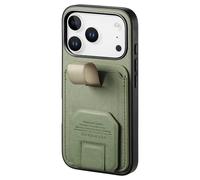 Avizar, Cover per iPhone 17 Pro Max Effetto Tessuto con Supporto e Porta Carte