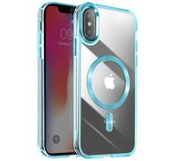 Avizar, Cover per iPhone XS e X Elegante e raffinato, Blu