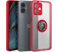 Avizar, Cover per Moto G14 anello magnetico supporto video, Rosso