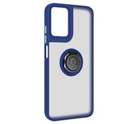 Avizar, Cover per Moto G24 anello magnetico supporto video, Blu