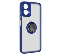Avizar, Cover per Moto G34 anello magnetico supporto video, Blu