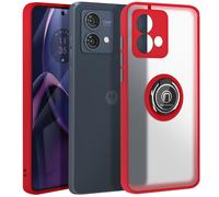 Avizar, Cover per Moto G84 anello magnetico supporto video, Rosso