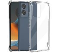 Avizar Cover per Motorola Edge 50 Fusion anti-urto flessibile angoli bumper, Trasparente