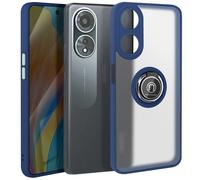 Avizar, Cover per Oppo A58 anello magnetico supporto video, Blu notte