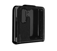 Avizar, Cover per Oppo Find N2 Flip con linguetta magnetica Chesterfield, Nero