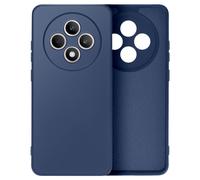 Avizar, Cover per Oppo Reno 12F Semirigido Soft-touch, Blu notte