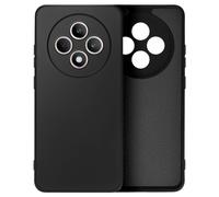 Avizar, Cover per Oppo Reno 12F Semirigido Soft-touch, Nero