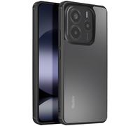 Avizar, Cover per Redmi Note 14 4G Silicone Antiurto Fotocamera Coperta, Nero