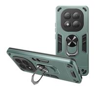 Avizar, Cover per Redmi Note 14 Pro con anello e supporto antiurto, Verde chiaro