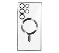 Avizar, Cover per S23 Ultra + protezione fotocamera, Argento
