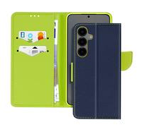 Avizar Cover per Samsung Galaxy S25 Supporto video Fancy, Blu scuro