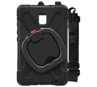 Avizar Cover per Samsung Galaxy Tab Active 5 anti-urto manico supporto, Nero