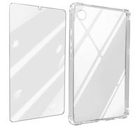 Custodia antiurto in silicone per Samsung Galaxy Tab A9 Plus e pellicola in vetro trasparente 9H