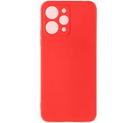 Avizar, Cover per Xiaomi Redmi 12 semi-rigida soft-touch serie Fast Cover, Rosso
