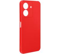 Avizar, Cover per Xiaomi Redmi 13C semi-rigida soft-touch Fast Cover, Rosso