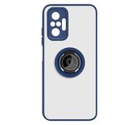 Avizar, Cover per Xiaomi Redmi Note 10 Pro Bi-materia Anello Metallico Supporto