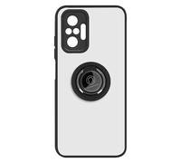 Avizar, Cover per Xiaomi Redmi Note 10 Pro Bi-materia Anello Metallico Supporto