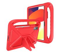 Avizar, Cover per Xiaomi Redmi Pad SE / Pad 2 con maniglia e leva, Rosso