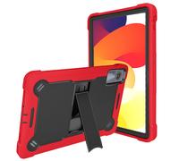 Avizar, Cover per Xiaomi Redmi Pad SE / Pad 2 con supporto, Nero / Rosso