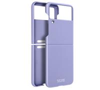 Avizar, Cover Rigida Z Flip 3 in 2 Parti Banda Antiscivolo, Viola
