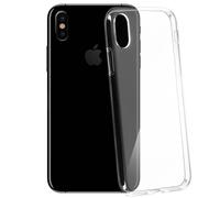 Avizar, Cover Silicone Infrangibile Ultra-Trasparente per iPhone X / XS