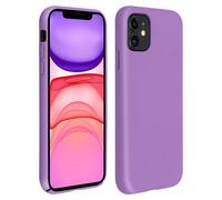 Custodia in silicone semirigida opaca morbida Avizar Violet per iPhone 11