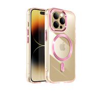 AVIZAR Cristal color COVER per Apple iPhone 14 Pro Max, Rosa champagne