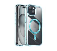 AVIZAR Cristal color COVER per Apple iPhone 15, Blu