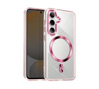 AVIZAR Cristal color COVER per Samsung Galaxy S25, Rosa champagne