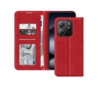 AVIZAR CROSSWEAVE CUSTODIA per Xiaomi Redmi Note 14 4G, Rosso