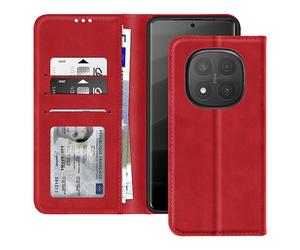 AVIZAR CROSSWEAVE WALLET CUSTODIA per Xiaomi Redmi Note 14 Pro Plus, Rosso