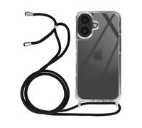 AVIZAR Crystal cord CUSTODIA per Apple iPhone 16 Plus, Trasparente